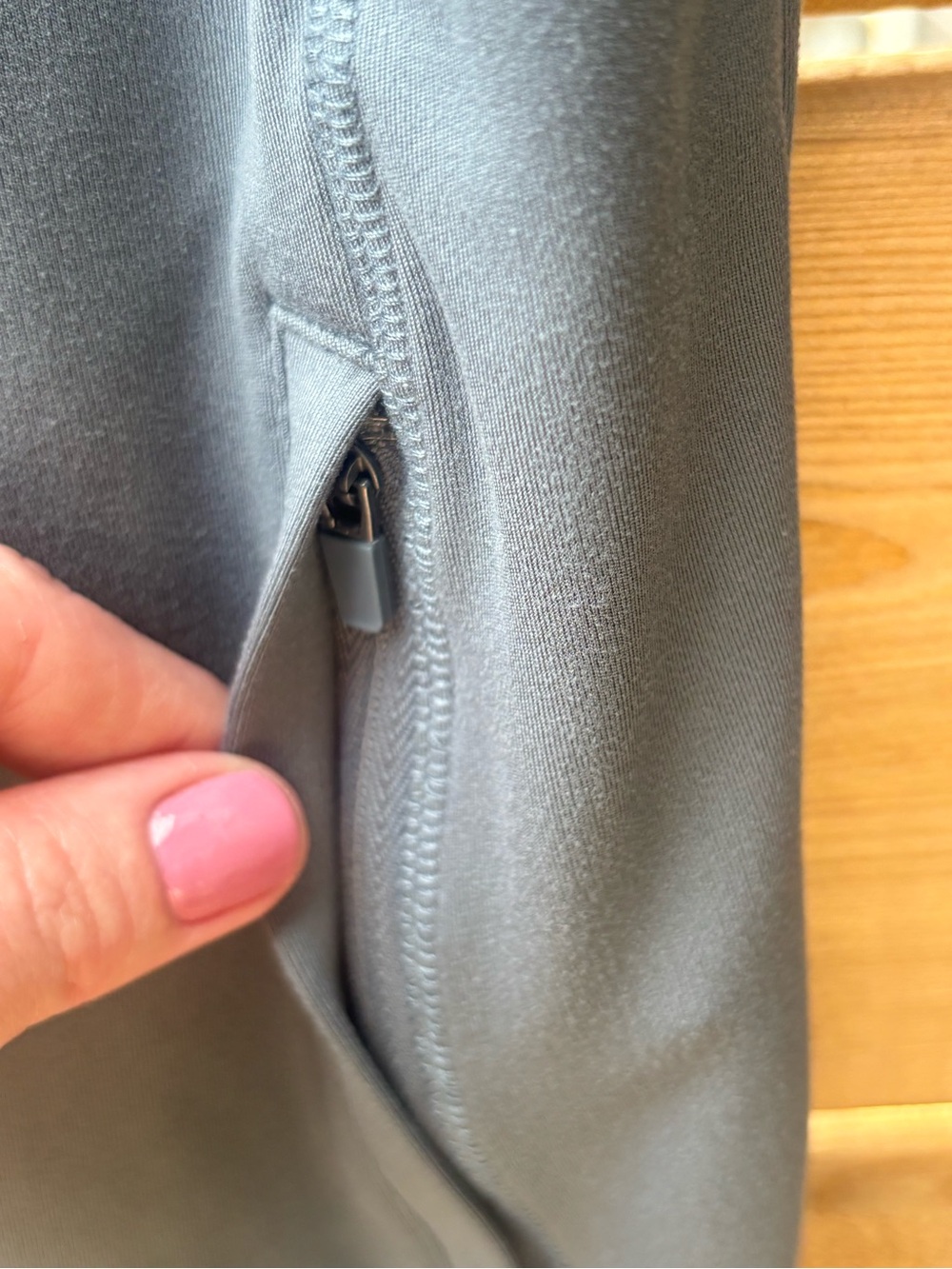 Gilly Hicks Women's Gray Full-Zip Utility Jacket - Picture 3 of 5